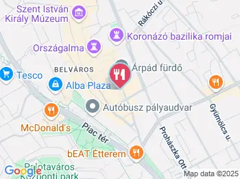 Séf 921 Kitchen Lakásétterem Székesfehérvár a térképen