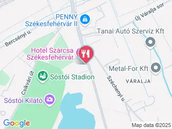 Szárcsa Hotel étterme Székesfehérvár a térképen