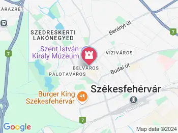 Székesfehérvári Advent Székesfehérvár a térképen