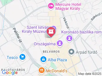 Székesfehérvári Ciszterci templom Székesfehérvár a térképen