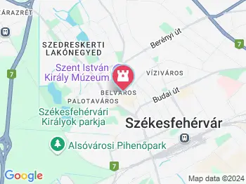 Székesfehérvári Városháza Székesfehérvár a térképen