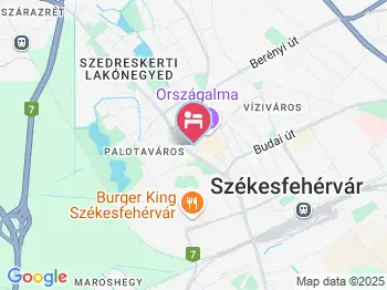 Szent Gellért Hotel Székesfehérvár a térképen