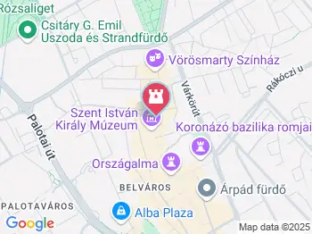Szent István Király Múzeum Székesfehérvár a térképen