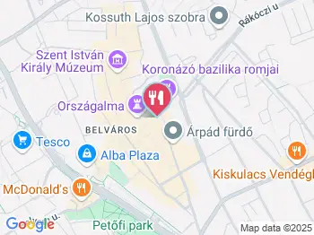 Szentjánosbogár Specialty Kávékert Székesfehérvár a térképen