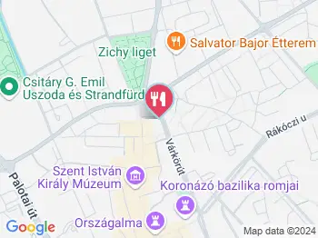 Tinta Bistro Székesfehérvár a térképen