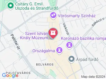 Török udvar Székesfehérvár a térképen