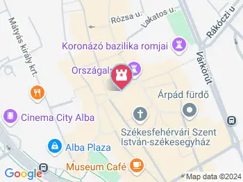 Városház tér Székesfehérvár a térképen