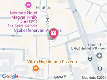 Virágóra Székesfehérvár a térképen