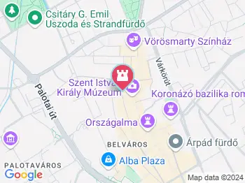 Vörösmarty Mihály Könyvtár Székesfehérvár a térképen