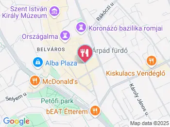 Zserbó Kávéház & Cukrászda Székesfehérvár a térképen