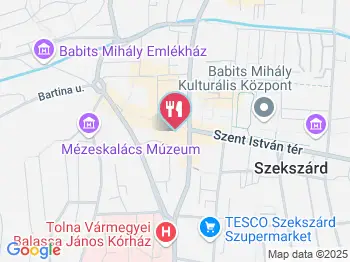 Amaretto Cukrászda Szekszárd a térképen