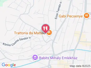 Aranykulacs Kisvendéglő Szekszárd a térképen