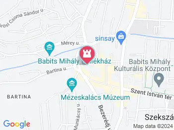 Béla király tér Szekszárd a térképen