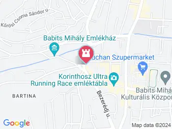 Belvárosi Katolikus templom Szekszárd a térképen