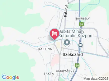 Belvárosi Mérey Luxus Apartman Szekszárd a térképen