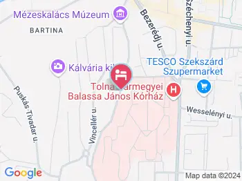 Belvárosi Nemes Apartmanház Szekszárd a térképen