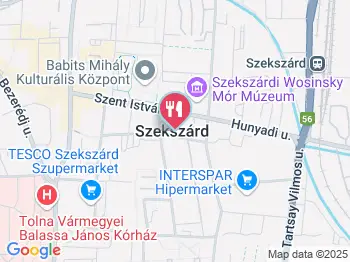 Bodri Bor & Halásztanya Szekszárd a térképen