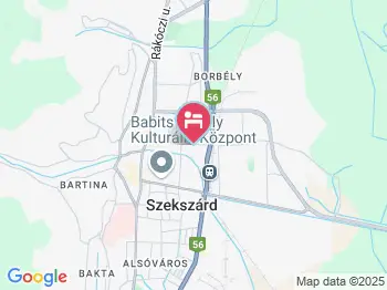 Bottyán Vendégház Szekszárd a térképen
