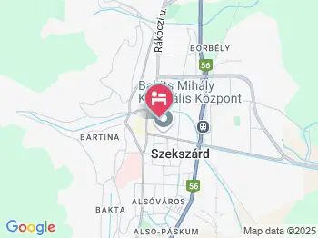Cini Apartman Szekszárd a térképen