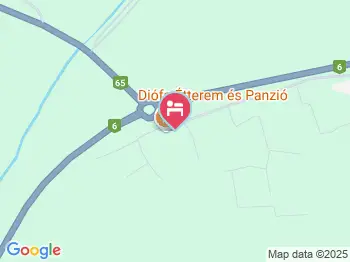 Diófa Panzió Szekszárd a térképen