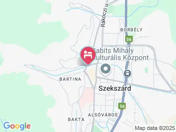 Hotel Zodiaco Szekszárd a térképen