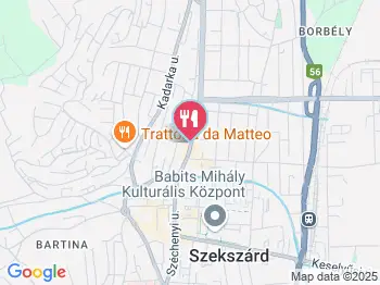 Merops Étterem Szekszárd a térképen