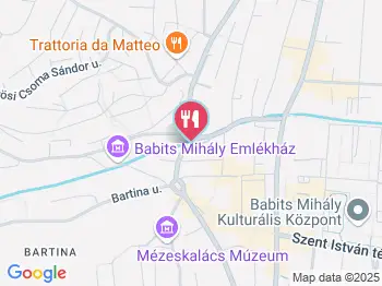 Prim Cukrászda - Flórián utca Szekszárd a térképen