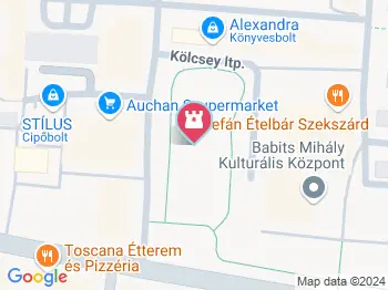 Prométheusz park Szekszárd a térképen