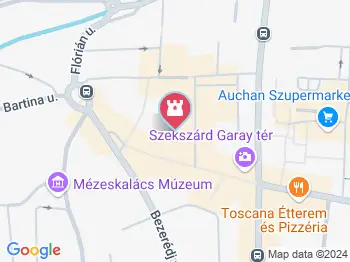 Szentháromság szobor Szekszárd a térképen