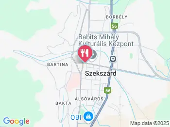 Toscana Látványkonyha Szekszárd a térképen