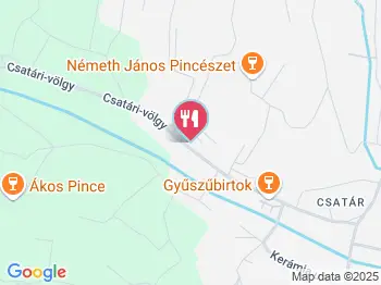 Tüske Pince Szekszárd a térképen