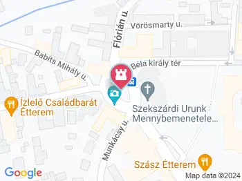 Wosinsky Mór mellszobra Szekszárd a térképen