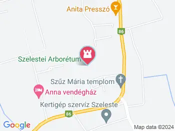 Szelestei Arborétum Szeleste a térképen