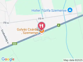 Gulyás Csárda Szemenye a térképen