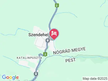 Debre Vendégház Szendehely a térképen