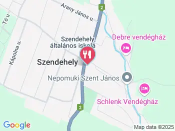Szepi Fogadó Étterme Szendehely a térképen