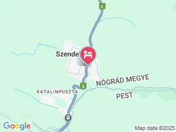 Szepi Fogadó Szendehely a térképen