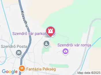 Felsővár-kilátó Szendrő a térképen