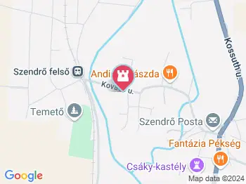 Kékfestőház Múzeum Szendrő a térképen