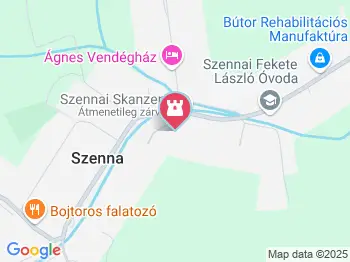 Szennai Református templom Szenna a térképen