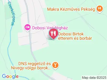Dobosi Birtok étterem és borbár Szentantalfa a térképen