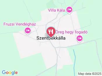 Öreghegy Fogadó étterme Szentbékkálla a térképen