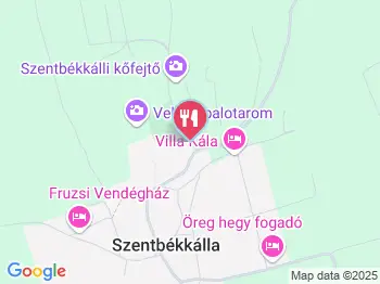 Pegazus Szentbékkálla a térképen