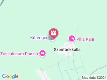 Szentbékkállai Kőtenger Szentbékkálla a térképen