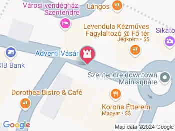 Advent Szentendrén Szentendre a térképen