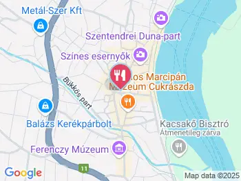 Teddy Beer Szentendre a térképen