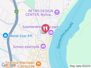 Bárczy Fogadó Étterem Szentendre a térképen