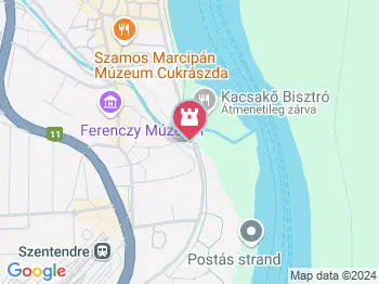 Bükkös-patak tanösvény Szentendre a térképen