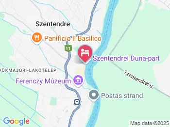 Corner Panzió Szentendre a térképen