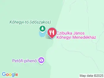 Czibulka János Kőhegyi Menedékház Büfé Szentendre a térképen